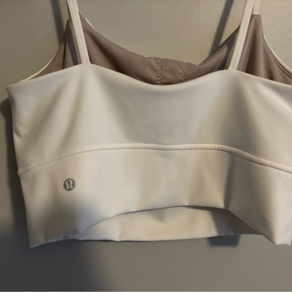 Lululemon White Sports Bra - Picture 3 of 4